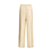 Loulou De Saison Cream Viscose Casual Pants