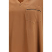 Fabiana Filippi Beige Viscose T-Shirt