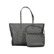Guess Jeans Grigio Poliuretano Women Handbag