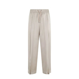 Herno Beige Acetate Casual Pants