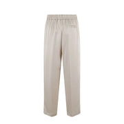 Herno Beige Acetate Casual Pants