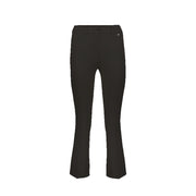 Herno Black Elastane Flared Pants