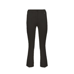 Herno Black Elastane Flared Pants