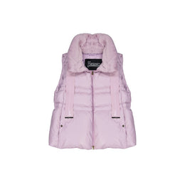 Herno Purple Polyester Waistcoat