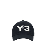 Y-3 Black Cotton Cap (Baseball Hat)