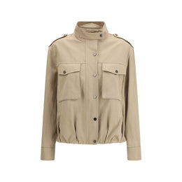 Brunello Cucinelli Beige Cotton Coat
