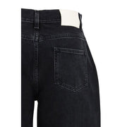 Loulou De Saison Gray Cotton Relaxed Fit Jeans