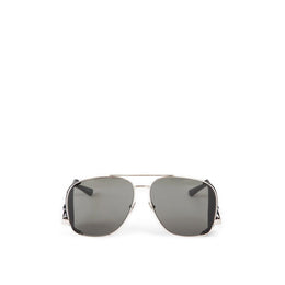 Saint Laurent Silver Metal Sunglasses