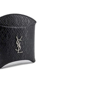 Saint Laurent Black Calfskin Airpod Holder