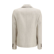 Brunello Cucinelli Beige Linen Blazer