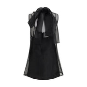 Staud Black Polyester Casual Dress