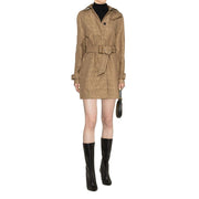 Versace Beige Cotton Coat