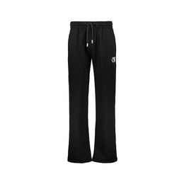 Off-White Black Cotton Casual Pants