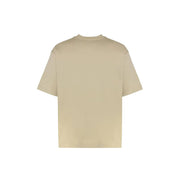 Off-White Beige Cotton T-Shirt