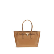 Michael Kors Beige Calf Leather Bos Taurus Shoulder Bag