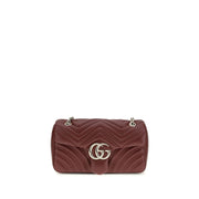 Gucci Bordeaux Calf Leather Bos Taurus Shoulder Bag