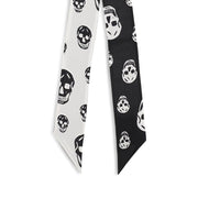 Alexander McQueen Black Silk Scarf