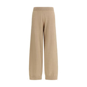 Fabiana Filippi Beige Fleece Wool Casual Pants