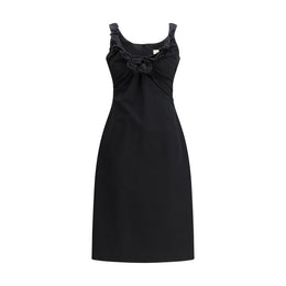 Magda Butrym Black Cotton Casual Dress