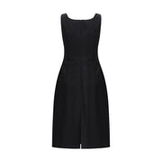 Magda Butrym Black Cotton Casual Dress