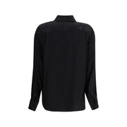 Alexander McQueen Black Viscose Pattern Shirt