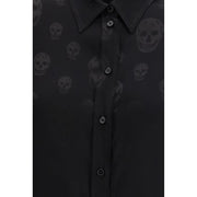 Alexander McQueen Black Viscose Pattern Shirt