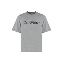 Off-White Gray Cotton T-Shirt
