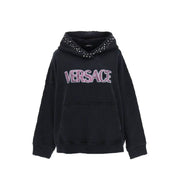 Versace Black Cotton Sweatshirt