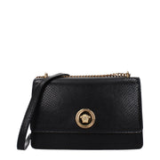 Versace Black Leather Crossbody Bag