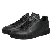 Dolce & Gabbana Black MIAMI Calf Low Top Men Sneakers Shoes