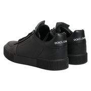 Dolce & Gabbana Black MIAMI Calf Low Top Men Sneakers Shoes
