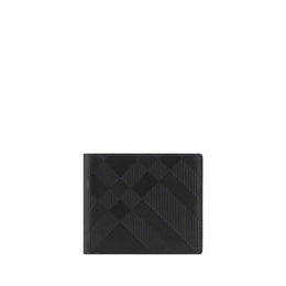 Burberry Black Calf Leather Bos Taurus Wallet