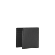 Burberry Black Calf Leather Bos Taurus Wallet