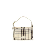 Burberry Beige Cotton Shoulder Bag