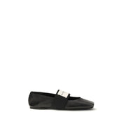 Givenchy Black Lamb Ovis Aries Aries Ballet Flats