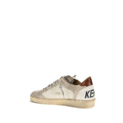 Golden Goose White Calf Leather Bos Taurus Low Top Sneakers