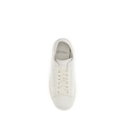 Y-3 White Calf Leather Bos Taurus Low Top Sneakers