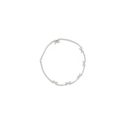 Self-Portrait Silver Brass Necklace