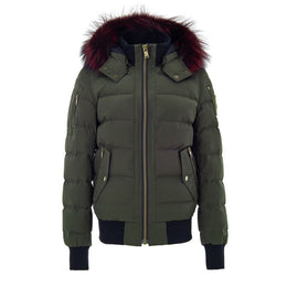 Moose Knuckles Green Cotton Bomber