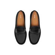 Dior Black Calfskin Slip-On Loafers