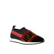 Fendi Black Fabric Athletic Sneakers
