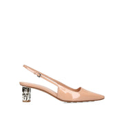 Givenchy Beige Calfskin Mid Heel Pumps