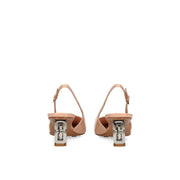 Givenchy Beige Calfskin Mid Heel Pumps