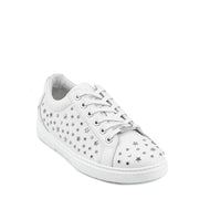 Jimmy Choo White Calfskin Low Top Sneakers