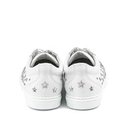 Jimmy Choo White Calfskin Low Top Sneakers