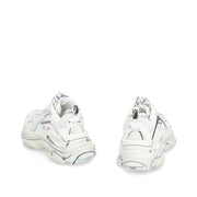 Balenciaga White Calfskin Chunky Sneakers