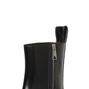 Bottega Veneta Black Calfskin Ankle Boots