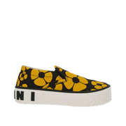 Marni Black Cotton Platform Sneakers
