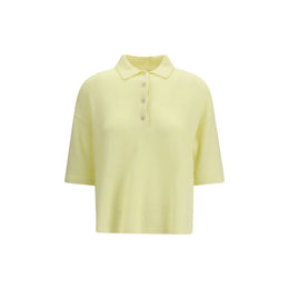 Allude Bicolor Cashmere Polo Shirt