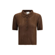 Allude Brown Cashmere Sweatshirt